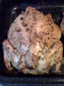 hen Cornish Hen spiced with ground cumin, coriander and nigella seeds