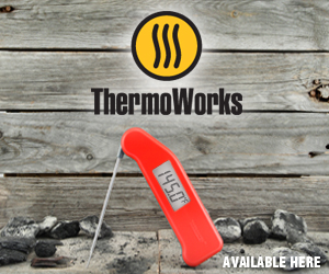 For optimal meat temperature, use a Thermapen.