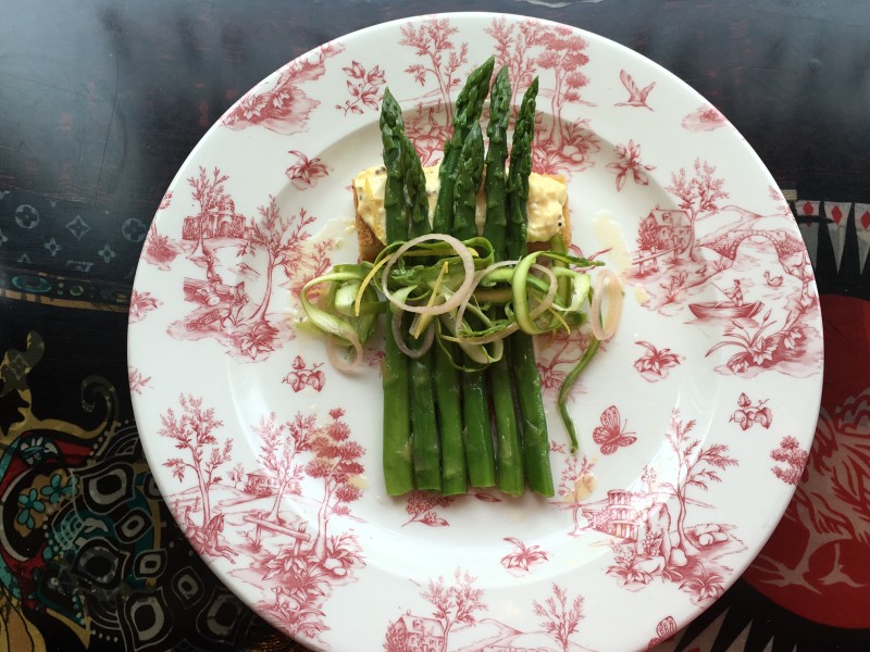 Asparagus salad from Chef Marcus Samuelsson.