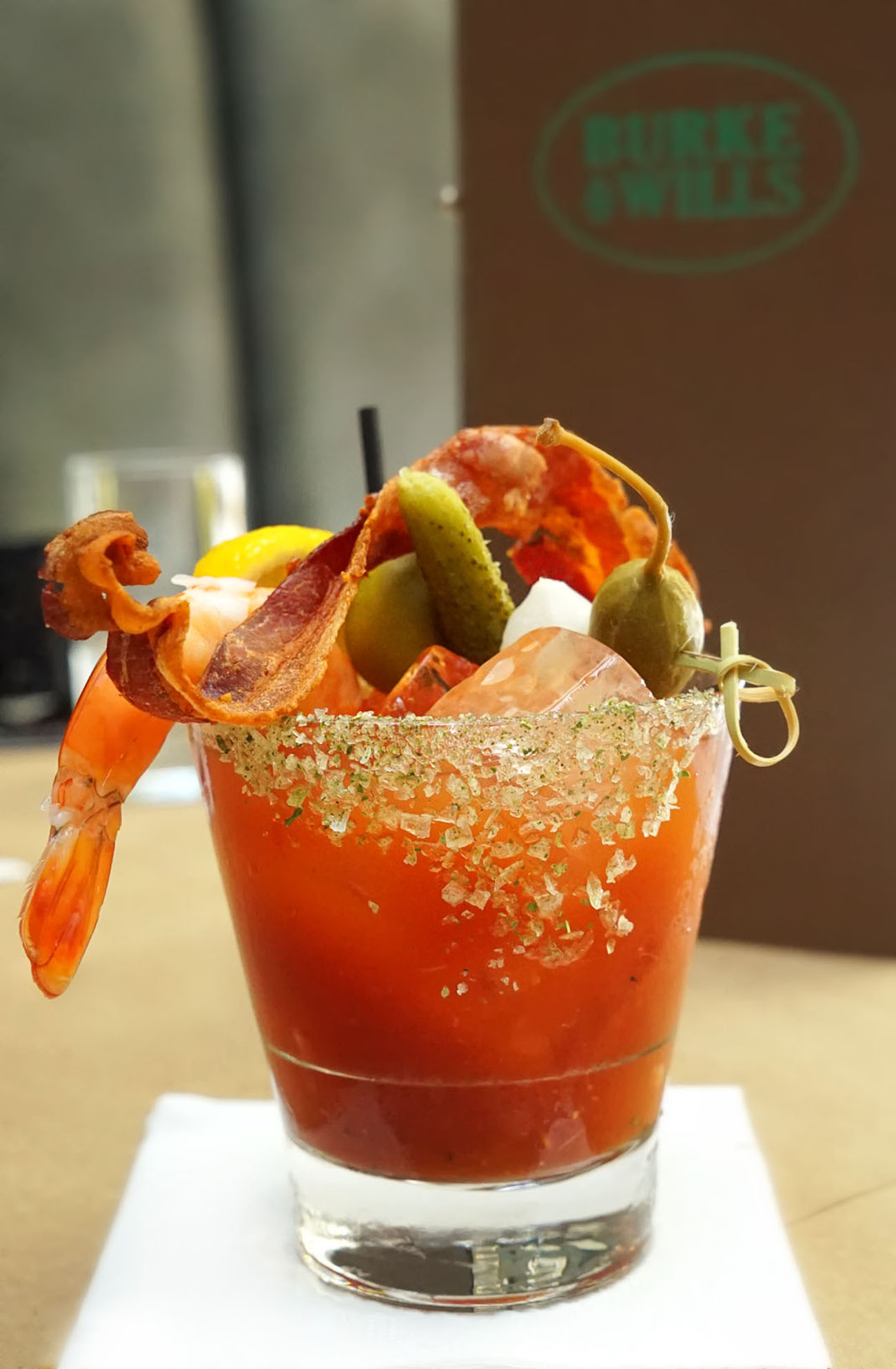 The Bloody Mary at Burke & Wills Australian Bistro